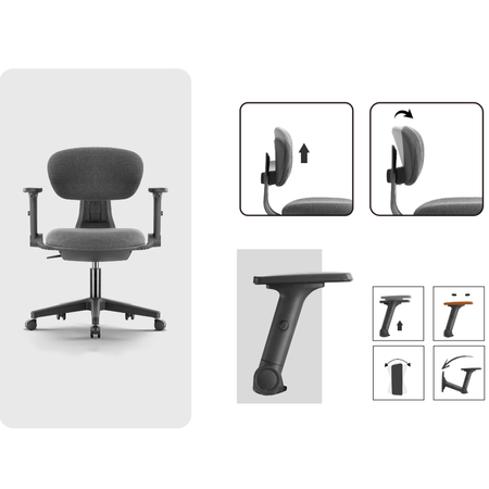 Fotel biurowy Spacetronik Matar SPC-MENNKAR-M8145