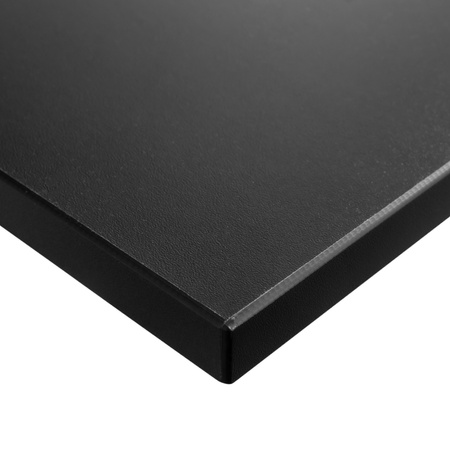 Blat biurka uniwersalny 100x60x18 cm Czarny P