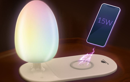 Lampa biurkowa ładowanie indukcyjnne USB-C SR301