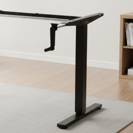 Stelaż Biurkowy Regulowany Ręcznie Spacetronik SPE112MB Czarny