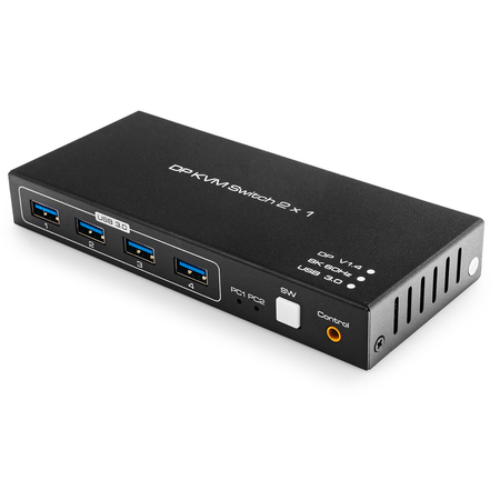 Spacetronik SPD-KVM23 8K 60Hz USB + DP KVM Umschalter