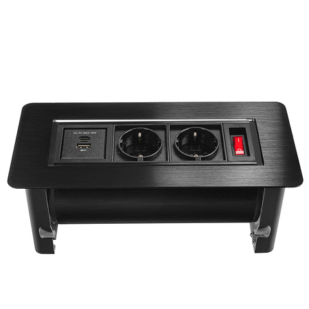 Gniazdo blatowe obrotowe Spacetronik SPS-O24CB V2