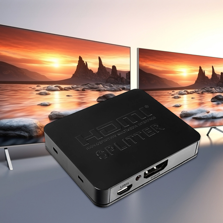 Rozgałęźnik mini HDMI 1/2 Spacetronik HDSP2-M