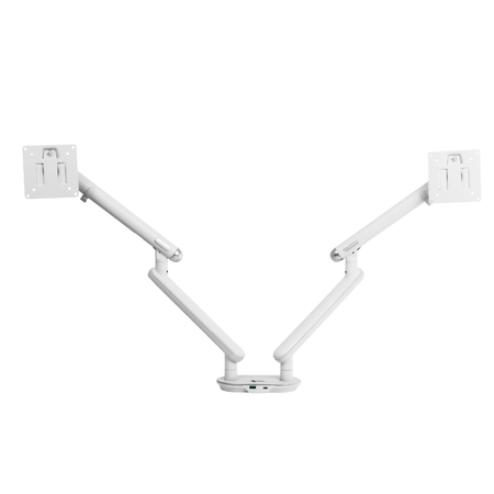 Gamingowe stanowisko Spacetronik RGB z elektryczną regulacją wysokości 136x66