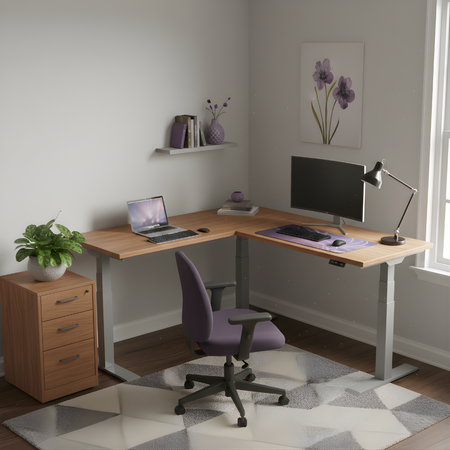 Spacetronik SPE-323TG elektrischer Tischständer