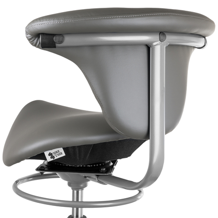 Ergonomiczny hoker regulowany SELLA 2 szary