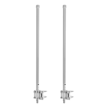 Rundstrahlantennen-Set 10dBi 4G LTE OMNI N weiß