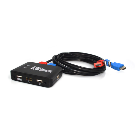 USB + HDMI 2/1 Spacetronik KVM-Umschalter SPH-KVM21