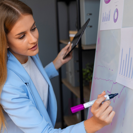 Doppelseitige Magnettafel SPB212 60x90