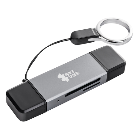 Spacetronik SPU-CR06 czytnik kart SD USB-A i USB-C