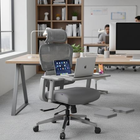 Laptopständer für Stuhl Lumbo A01 Grau