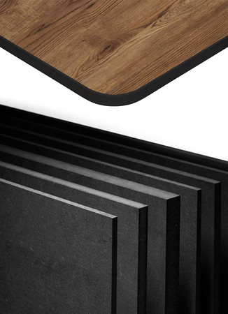 Universal-Schreibtischplatte 138x65x12cm Eiche Versailles