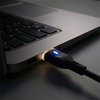 Kabel LED silikonowy USB2.0 do USB-C 0.5m