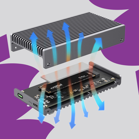 Przenośna obudowa dysku M.2 NVME SPU-HDC03