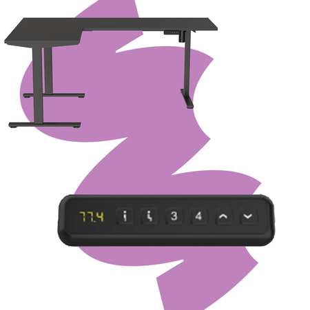 Elektryczne biurko Spacetronik Loris 123BB 180x120