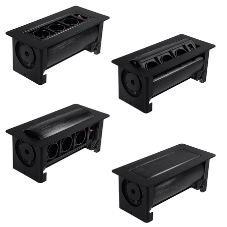 Spacetronik SPS-O33B V2 Aufputz-Drehsteckdose