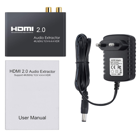 Extractor HDMI-HDMI + Audio SPDIF R/L ARC SPH-AE03