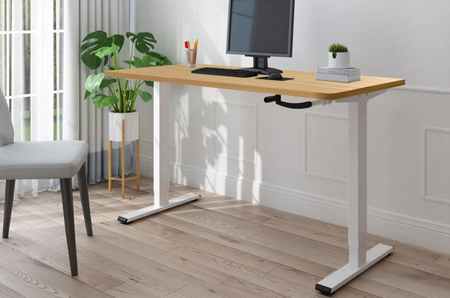 Stelaż biurkowy na korbkę Spacetronik SPE-114MW