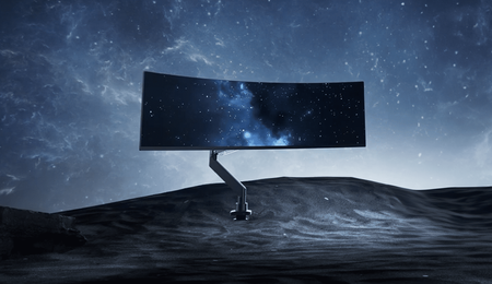 Uchwyt na ciężki monitor Spacetronik SPA-D110B