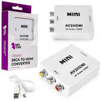 Spacetronik 3RCACHD02 3RCA zu HDMI Konverter