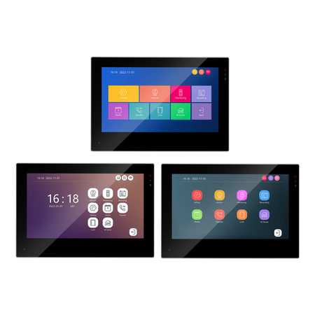 Tuya WiFi Video-Türsprechanlage schwarz SPD-MT703B