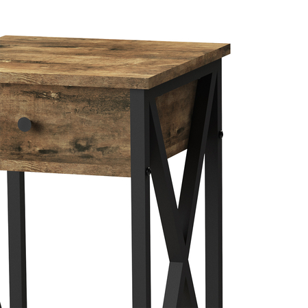 Stolik nocny, biurkowy z szufladą Funky Furniture