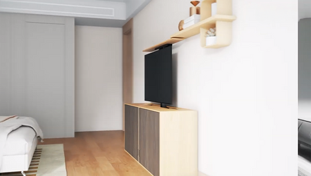 Elektryczny stelaż wysuwany winda TV SPE-T13S TUYA