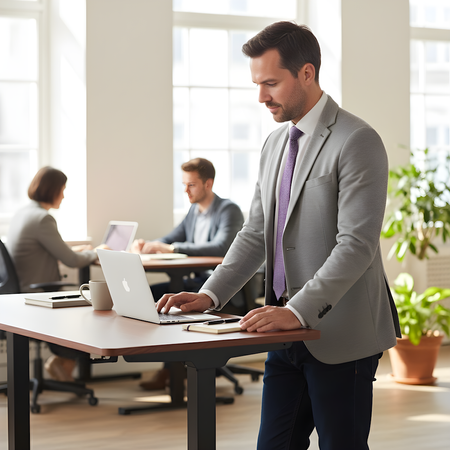 Elektryczne biurko Spacetronik Moris 124BM 120x60