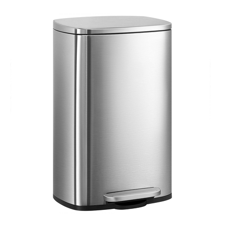 Funky Trash Can Silver Gray Spacetronik Pojedynczy