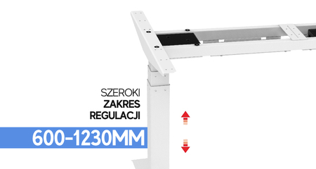 Elektryczny stelaż biurkowy Spacetronik SPE-303VW