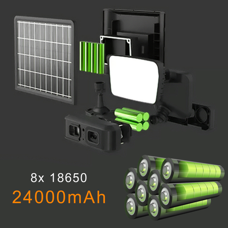 WiFi-Solarkamera mit Batterien Smart Life SL-C62