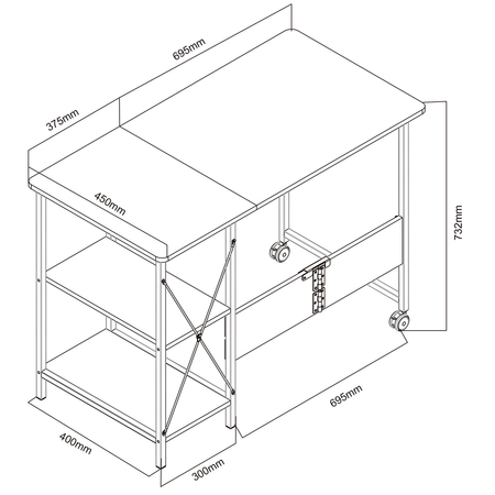 FUNKY FURNITURE DESK