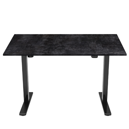 Blat biurka uniwersalny 138x70x1.8 cm Beton ciemny