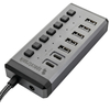 Hub 7xUSB z włącznikami Spacetronik SPU-M18
