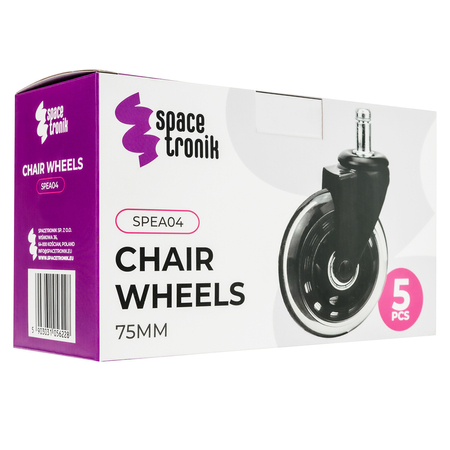 Spacetronik Schreibtisch-Rollen SPE-A01