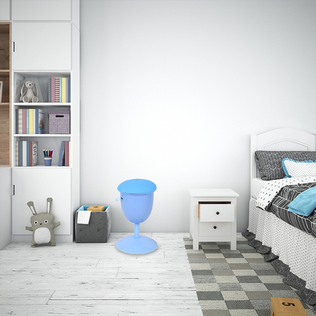 Ergonomischer Kinderhocker Nutty blau