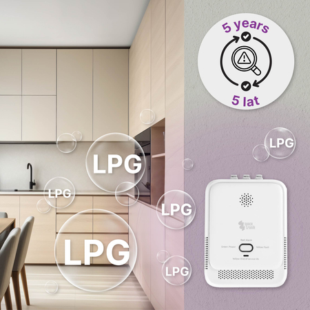 Czujnik gazu (LPG) Tuya Spacetronik SL-DG03