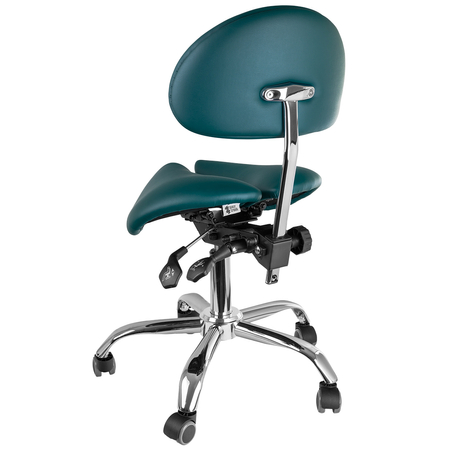 Ergonomiczny hoker regulowany SELLA niebieski