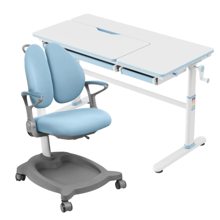 Zestaw regulowane biurko i krzesełko Spacetronik XD dla chopca