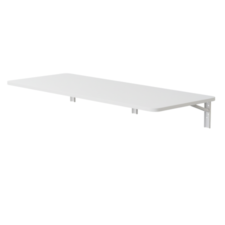 Biurko składane SPB149W 100×40 cm białe składane 90°