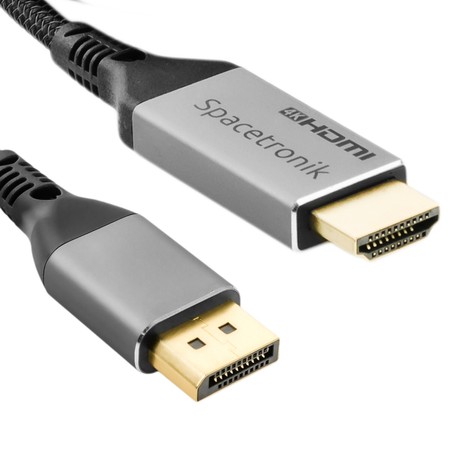 HDMI 4K 60Hz DP Kabel Spacetronik KDH-SPA010 1m