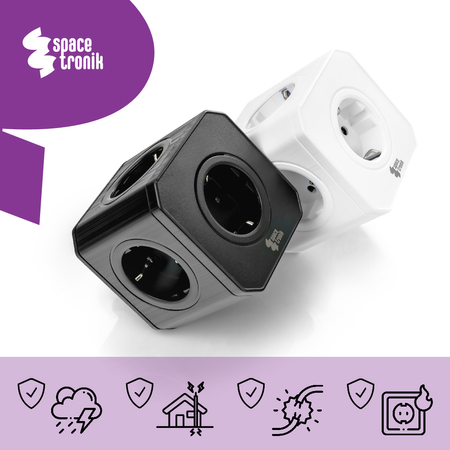 Listwa zasilająca kostka 5xAC SPS-C01W