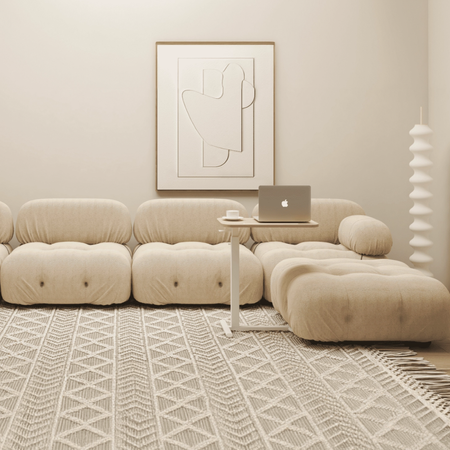 Zestaw relaksacyjny: fotel bujany Riva + stolik Buddy