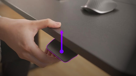 Pneumatyczne Biurko Spacetronik Moris 100BB 140x68