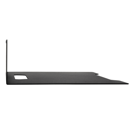 Półka metalowa czarna wisząca 23 cm Spacetronik