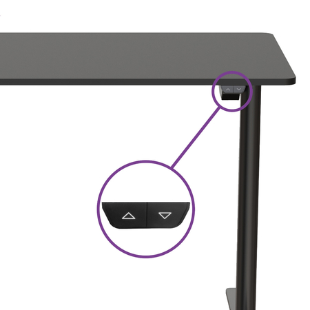 Elektryczne biurko Spacetronik Moris 121BB 100x60