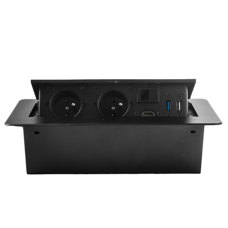 Spacetronik SPS-D26B Arbeitsplatten-Steckdosenöffnung