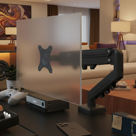 Uchwyt gazowy na monitor Spacetronik SPA-G111