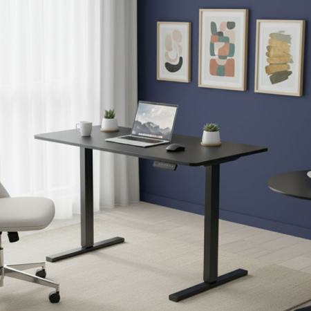 Biurko Elektryczne Regulowane 120x60 SPEO125BB - Czarne