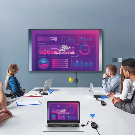 Zestaw kina domowego 16:9 Spacetronik PRS-F04 + SPH-W32 + SPA-P01B